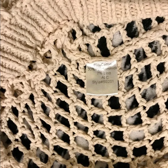 A.L.C. Cream Open-Knit Sweater - Picture 5 of 5